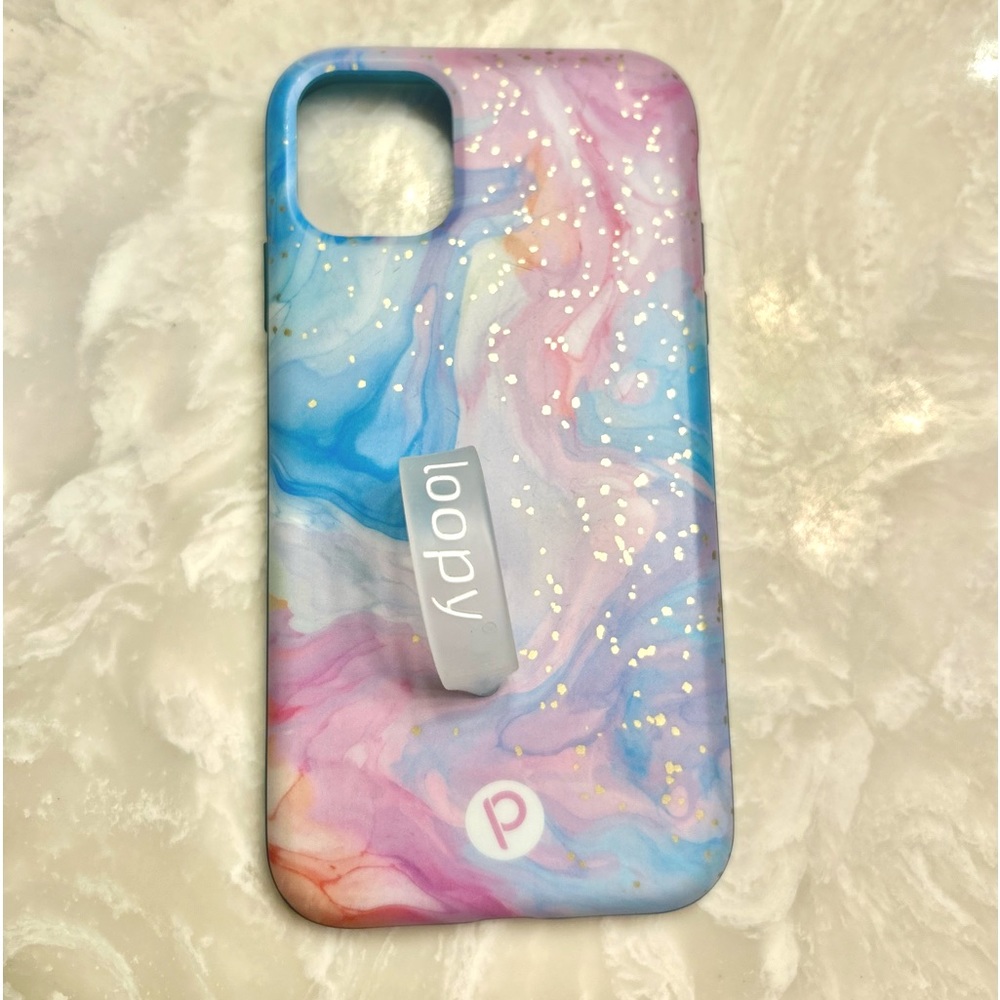 iPhone 11/XR Loopy Case in Cotton Candy Swirl